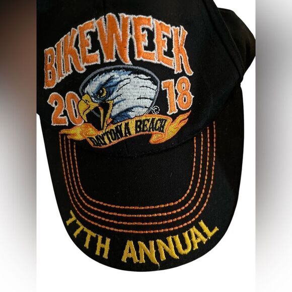Daytona Beach Bike Week His and Her Baseball Hats 2018 NWOT - Picture 2 of 8